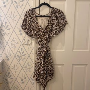 Spell and the Gypsy Leo Flounce Mini Dress. Small.